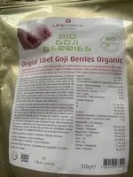 Zuckermenge drin Original Tíbet Goji Berries Organic