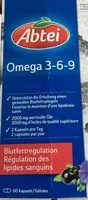 Jumlah gula yang masuk Omega 3-6-9