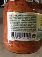 Zuckermenge drin Ajvar mild