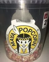 Suhkur ja toitained sees Maya popcorn