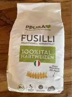 含糖量 Nudeln Fusilli