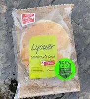 Suhkru kogus sees Sandwich Lyoner