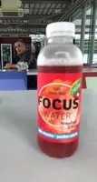 Zucker und Nährstoffe drin Focuswater