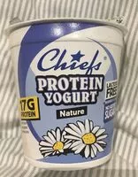 含糖量 Chiefs protein yogurt nature
