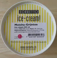 Zucker und Nährstoffe drin Sorbetto