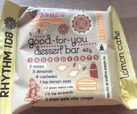 Quantité de sucre dans Good For You Dessert Bar Rhythm 108