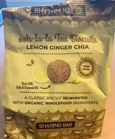 Biscuits lemon ginger chia