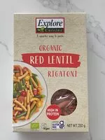 含糖量 Organic Red Lentil Rigatoni