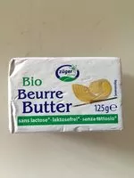 入っている砂糖の量 Bio Butter Laktosefrei