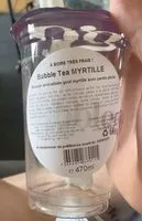 चीनी की मात्रा Bubble tea Myrtille