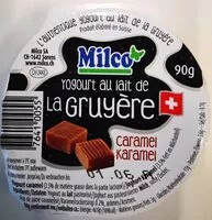 入っている砂糖の量 Yogourt au lait de la Gruyère caramel