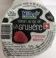 入っている砂糖の量 Yogourt au lait de la Gruyère Framboise