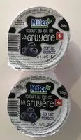 入っている砂糖の量 Yogourt de la Gruyère myrtille