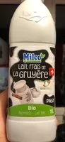 入っている砂糖の量 Lait entier frais de la gruyère