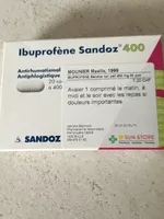 Sucre et nutriments contenus dans Sandoz