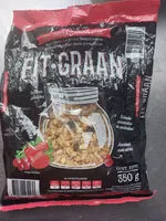 含糖量 Fit-Graan Cereal Granola de Frutos Rojos