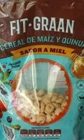 含糖量 Fit-Graan Cereal de Maíz y Quinoa Sabor a Miel
