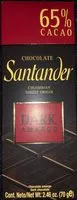 糖質や栄養素が Chocolate santander