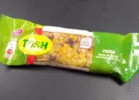 Quantité de sucre dans Barra de cereal con trozos de fresa