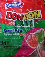 Sucre et nutriments contenus dans Bon bon bum