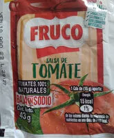 Cantidad de azúcar en Salsa de tomate Fruco