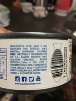 İçindeki şeker miktarı Lomitos de Atún en Agua