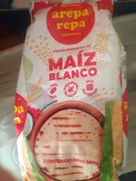 Suhkru kogus sees Harina de maíz blanca
