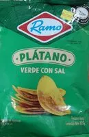 入っている砂糖の量 Plátanos Verdes con Sal