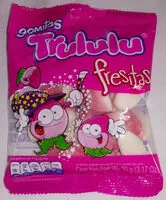 Suhkru kogus sees Gomitas Trululu fresitas