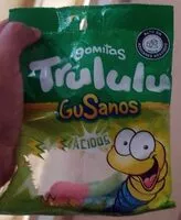 Suhkru kogus sees Gomitas Trululu Gusanos Ácidos