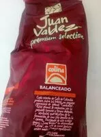 Cantidad de azúcar en Juan Valdez Colina Balanceado