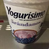Cantidad de azúcar en Yogur con arándanos