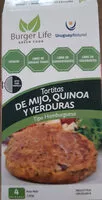 Azúcar y nutrientes en Burger life green food