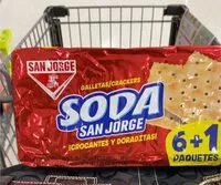 चीनी की मात्रा Soda crackers