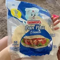 Zuckermenge drin Pan pita blanco