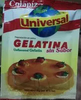 Jumlah gula yang masuk Gelatina sin sabor