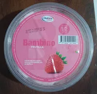 入っている砂糖の量 Bambino Frutilla