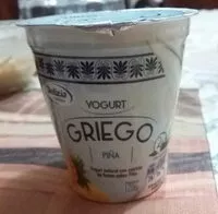 Sokerin määrä sisällä Yogurt Griego Piña