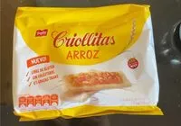 Cantidad de azúcar en Criollotas arroz