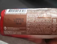 含糖量 Maná rellenas sabor chocolate