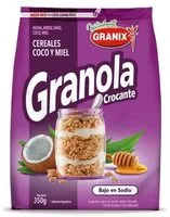 Количество сахара в Granola Crocante Coco y Miel