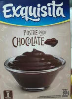 Amount of sugar in Postre de chocolate Exquisita