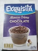 Amount of sugar in mousse crème sabor a chocolate nougat