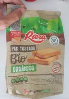 入っている砂糖の量 Pan Tostado Bio Orgánico