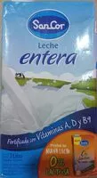 Amount of sugar in Leche entera