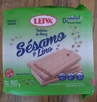 含糖量 tostadas de arroz sésamo y lino
