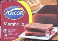 入っている砂糖の量 Membrillo