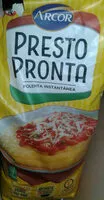 Sugar and nutrients in Presto pronta