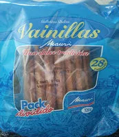 चीनी की मात्रा Vainillas