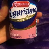 Sugar and nutrients in Yogurisimo